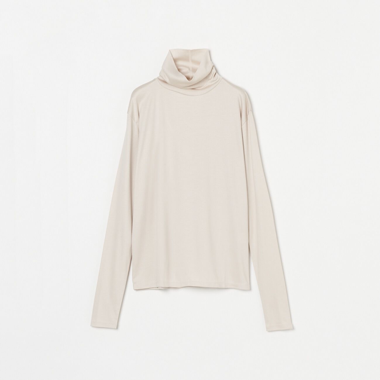 HELIOPOLE「HELIOPOLE 【smooth skin series】 High Neck」|Tシャツ・カットソー|ベージュ