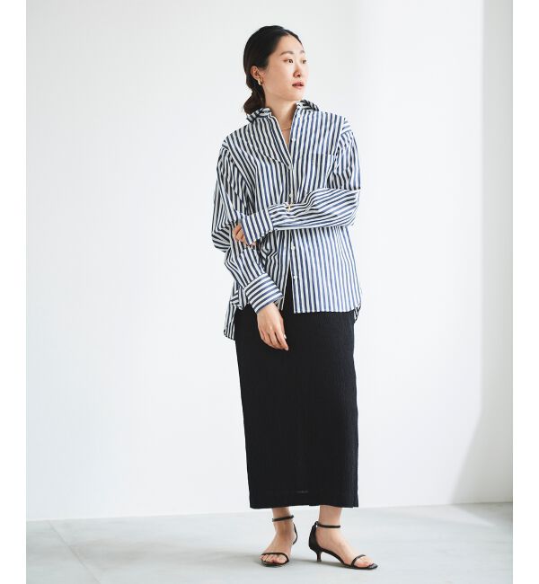 le.coeur blanc「ふくれジャガードタイトスカート」|タイト|