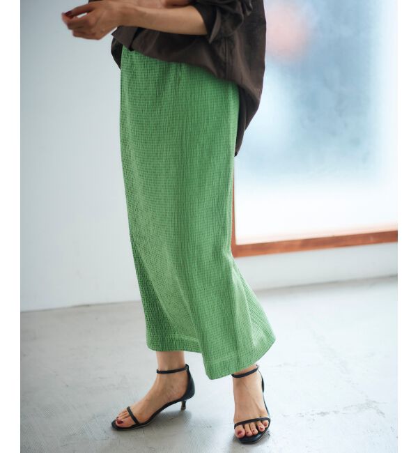 le.coeur blanc「ふくれジャガードタイトスカート」|タイト|