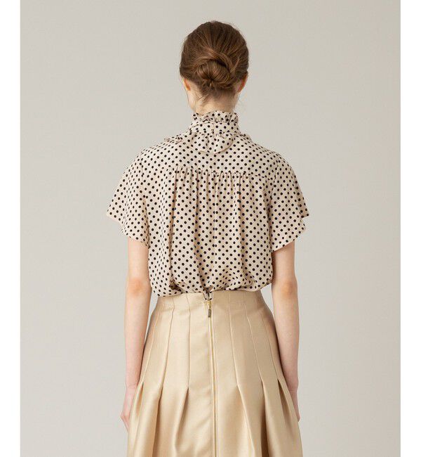 LOULOU WILLOUGHBY「◇【LOULOU WILLOUGHBY】デシンドットフレアスリーブブラウス」|シャツ・ブラウス|