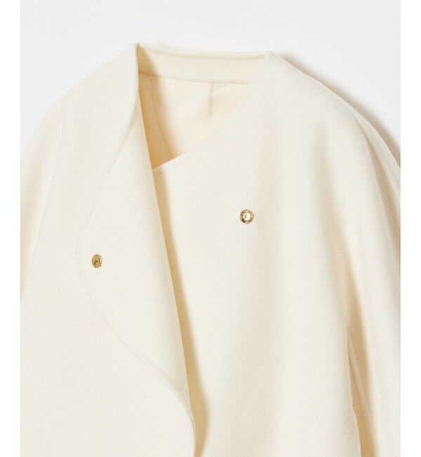 LOULOU WILLOUGHBY「【LOULOU WILLOUGHBY】シャルムビーバーリバージャケット」|ノーカラージャケット|