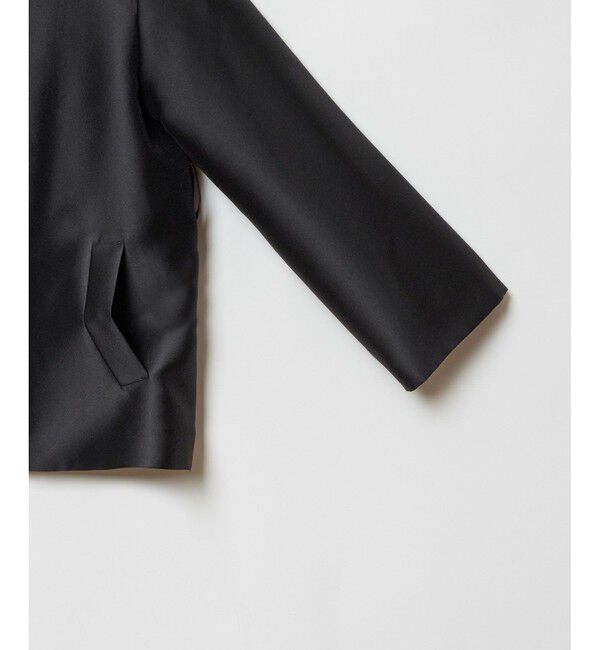 LOULOU WILLOUGHBY「【LOULOU WILLOUGHBY】シルキーダブルクロスブルゾン」|ブルゾン・スタジャン|