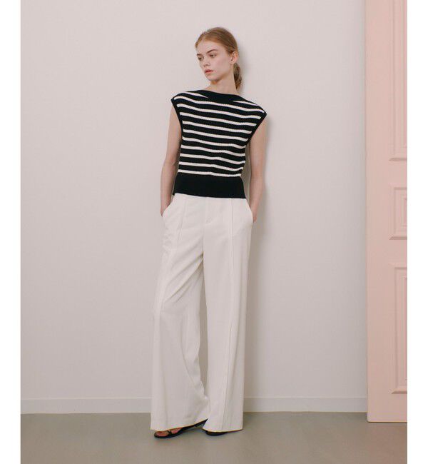 LOULOU WILLOUGHBY「【LOULOU WILLOUGHBY】タックステッチワイドパンツ」|その他|