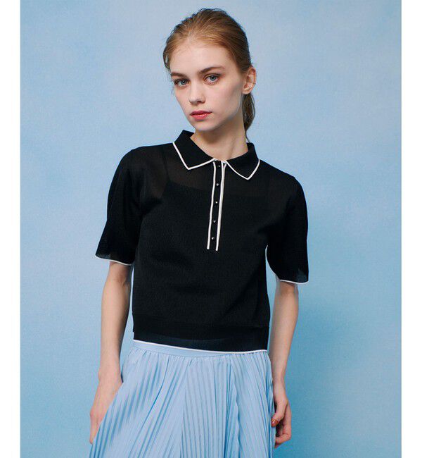 LOULOU WILLOUGHBY「【LOULOU WILLOUGHBY】シアーカノコポロ」|ニット・セーター|