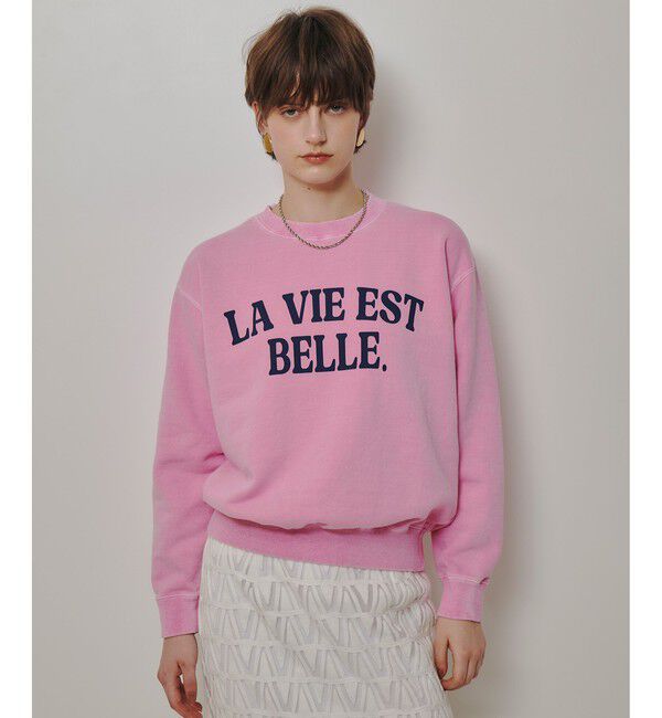 allureville/ピグメントダイロゴスウェット