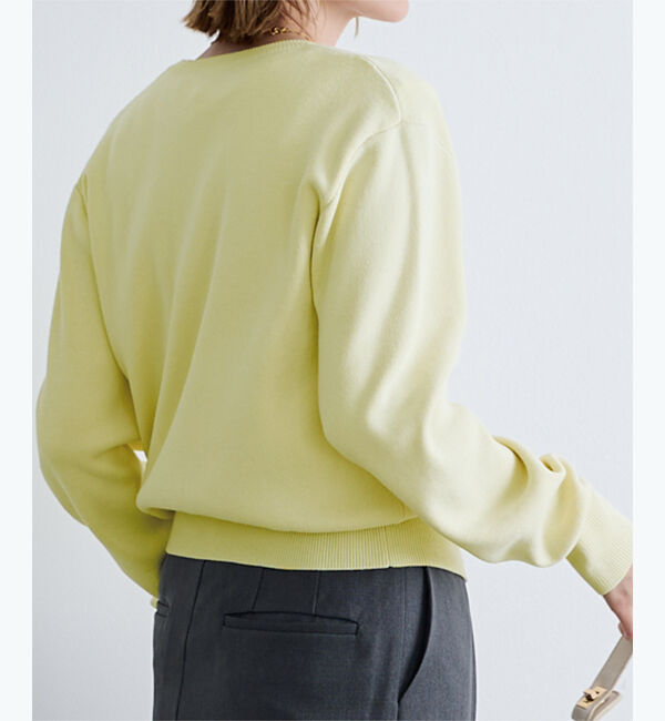 ur's「クルーネックベーシックニットカーディガン」|カーディガン|