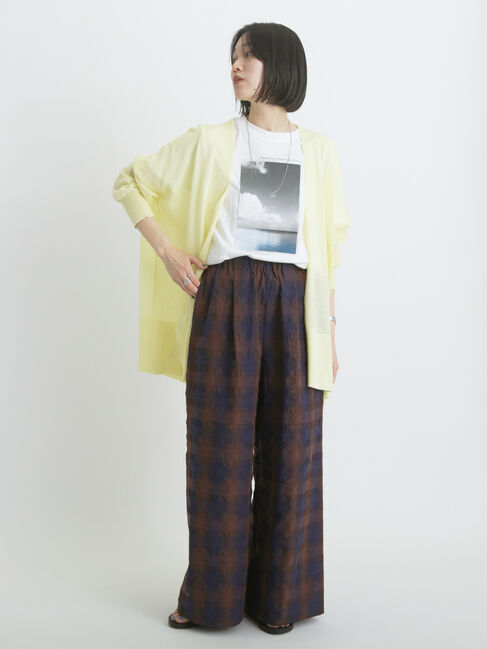 sm2rhythm「シアーロングカーディガン」|カーディガン|