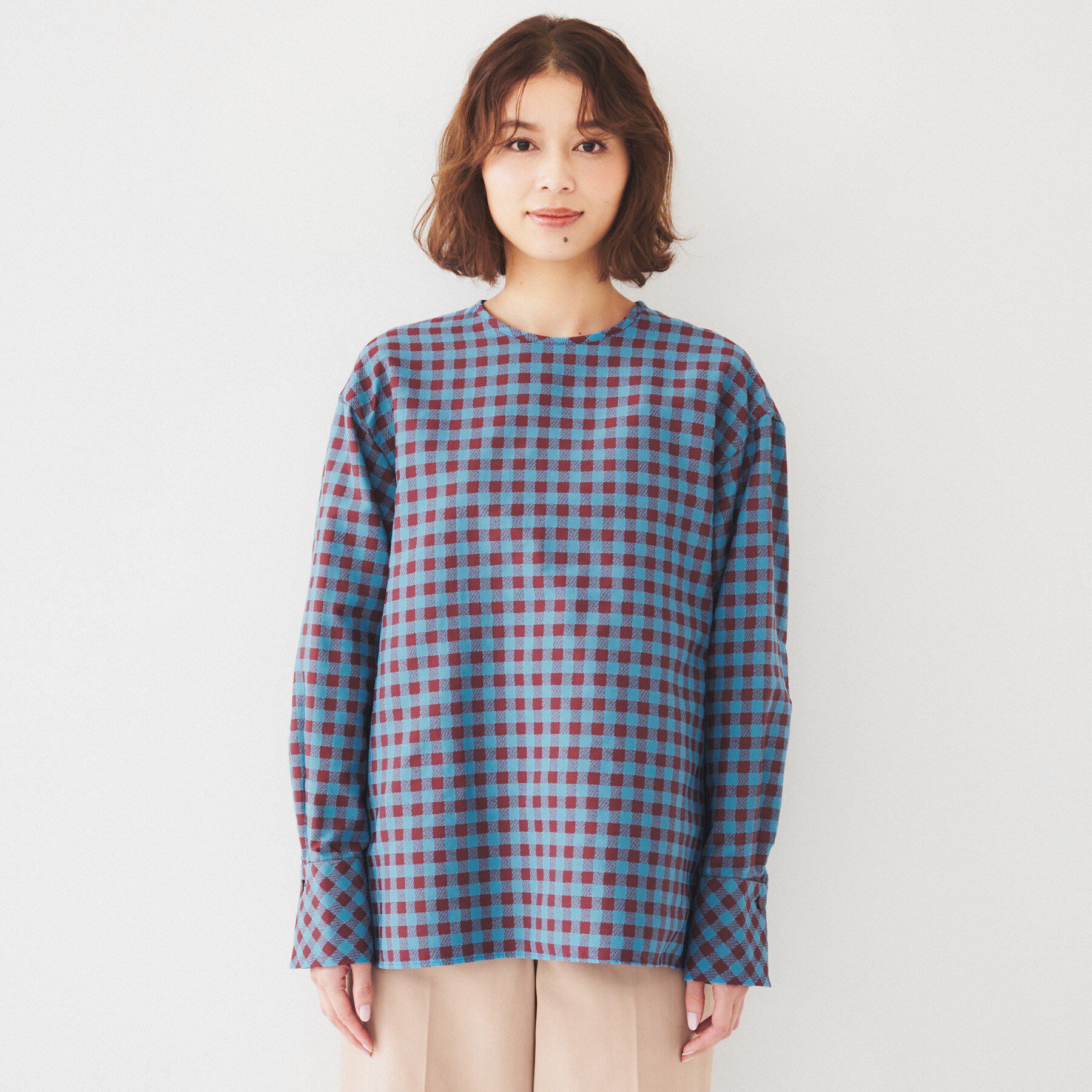 UNTITLED「【セットアップ可能】ギンガムチェック ブラウス」|シャツ・ブラウス|