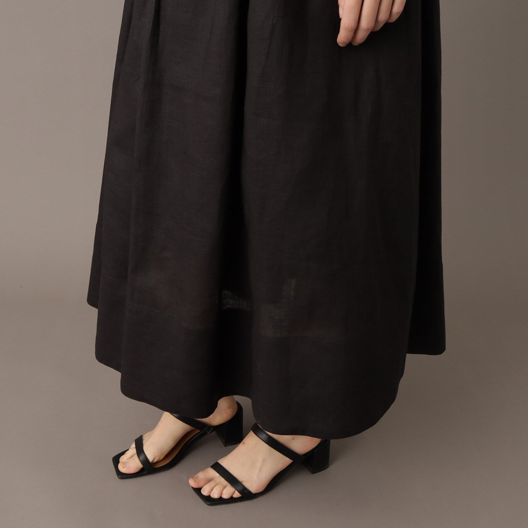 DRESSTERIOR「【洗える／ふんわり軽やか】フレンチリネンタックギャザースカート」|スカート|