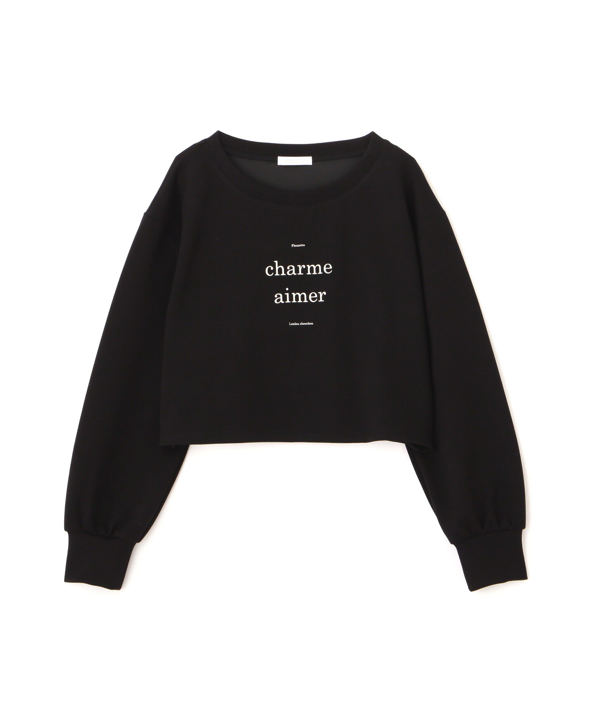 PROPORTION BODY DRESSING「ロゴデザインショート丈プルオーバー」|Tシャツ・カットソー|