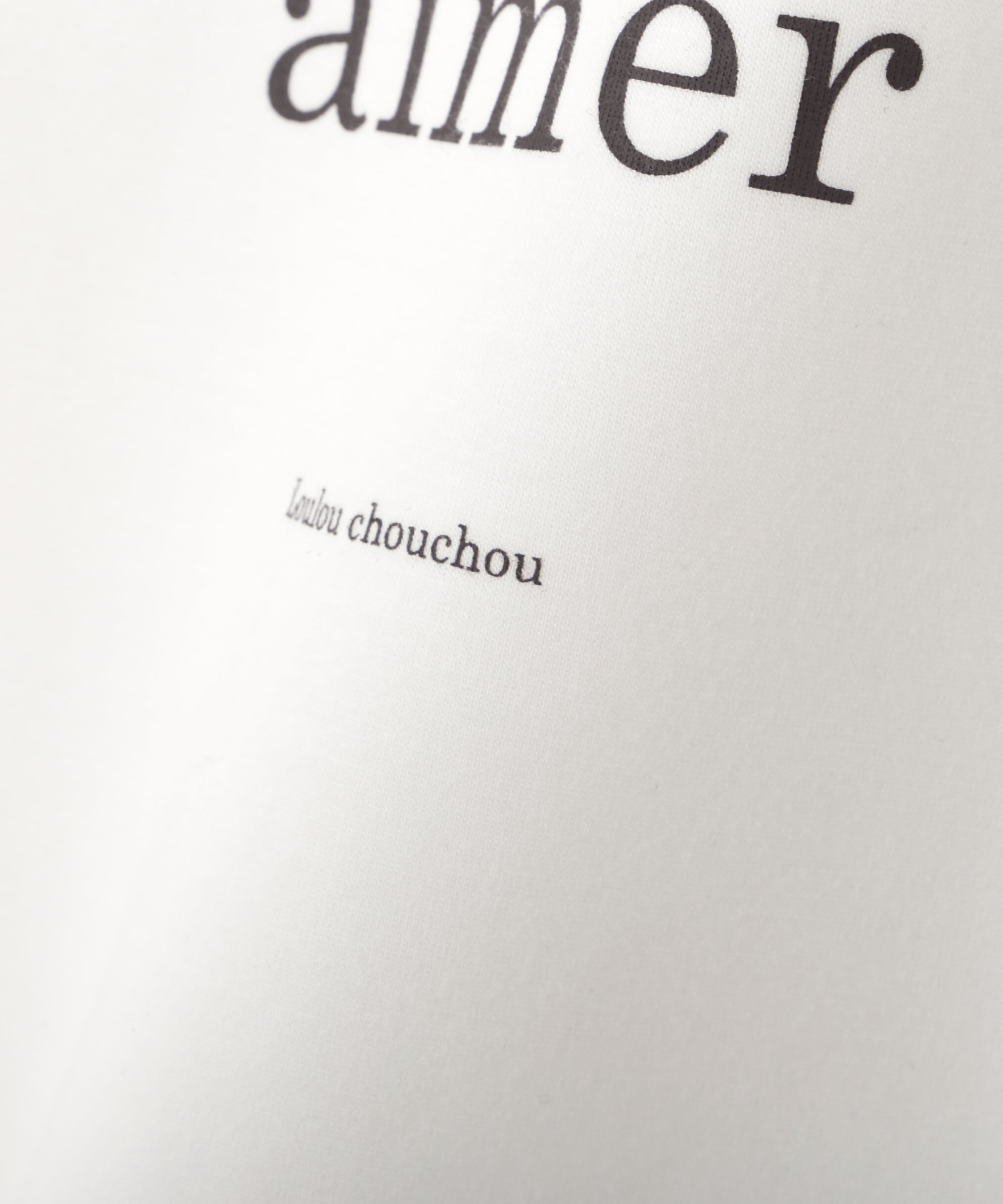 PROPORTION BODY DRESSING「ロゴデザインショート丈プルオーバー」|Tシャツ・カットソー|