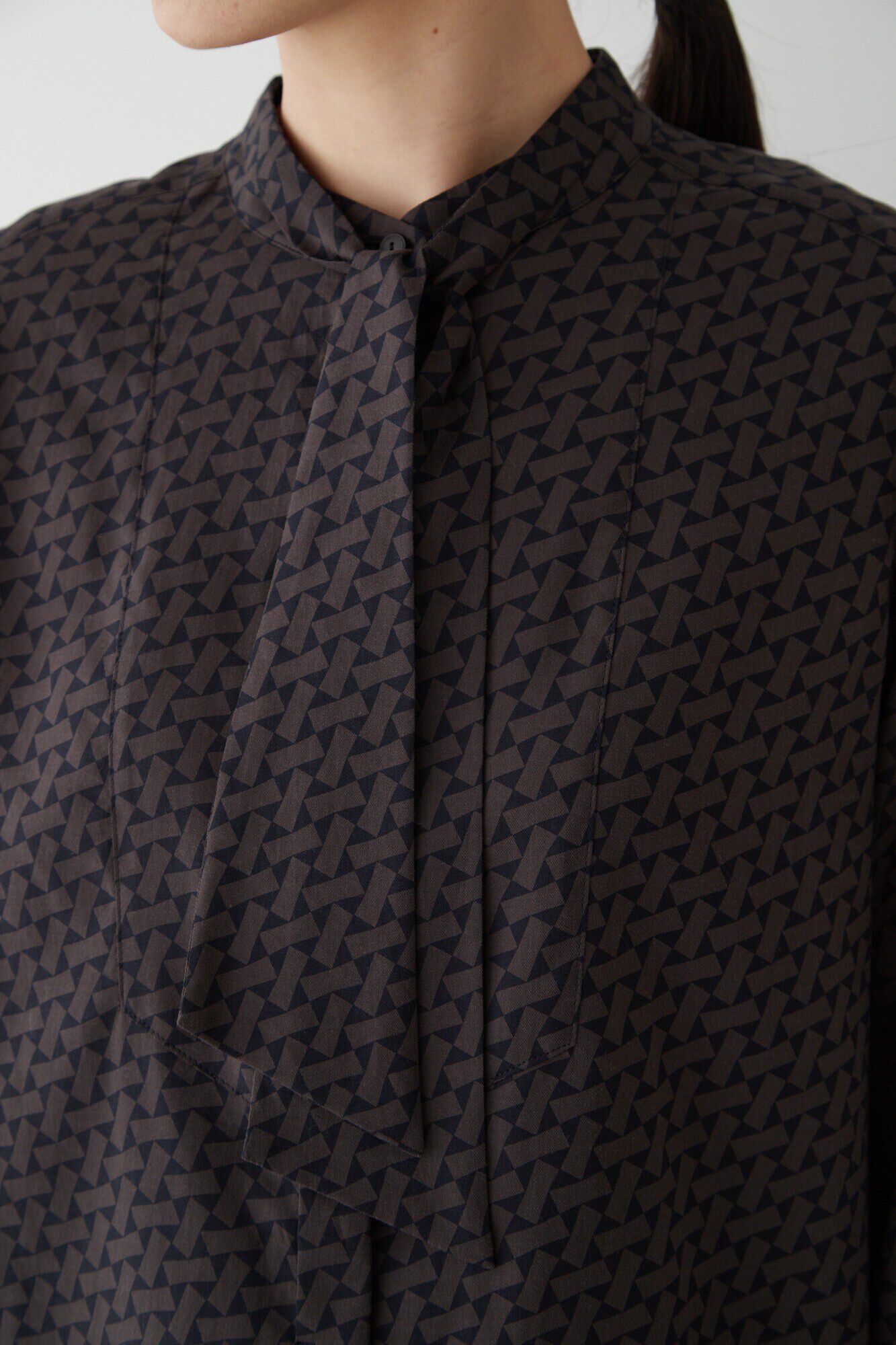  「◆ジオメトリックプリントブラウス」|シャツ・ブラウス|