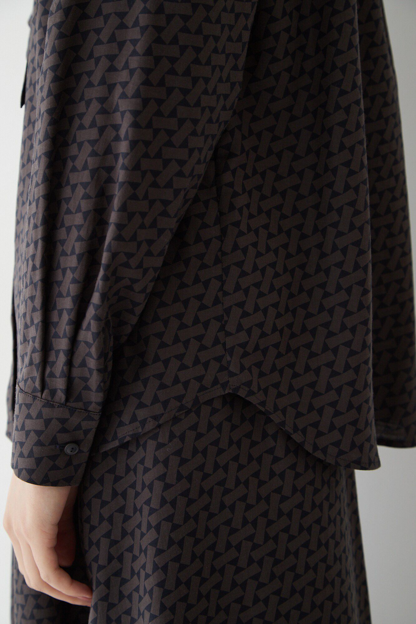  「◆ジオメトリックプリントブラウス」|シャツ・ブラウス|