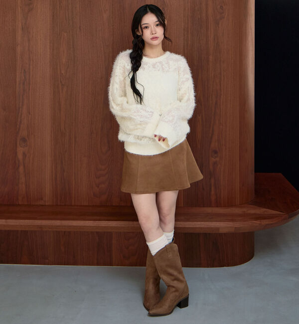 archives「スエードフレアミニスカート」|スカート|