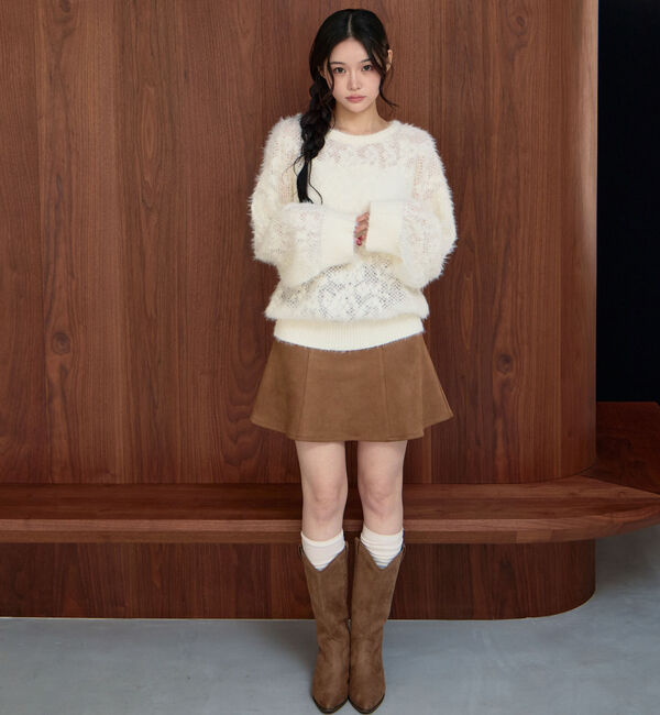 archives「スエードフレアミニスカート」|スカート|