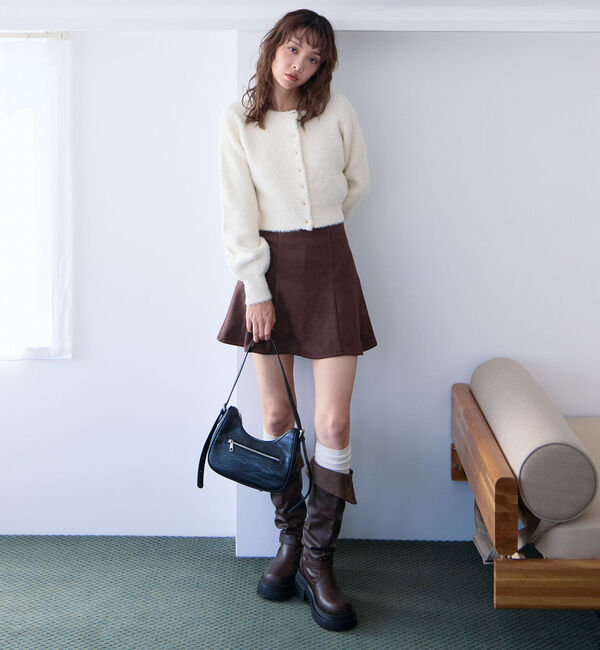 archives「スエードフレアミニスカート」|スカート|