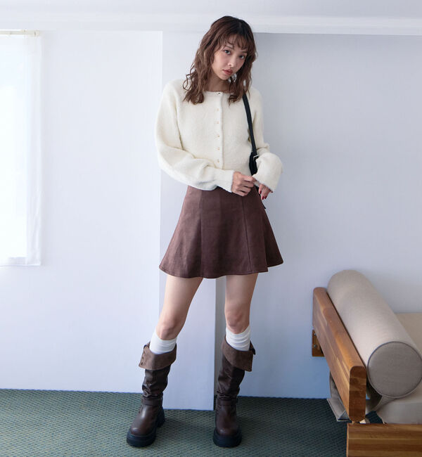 archives「スエードフレアミニスカート」|スカート|