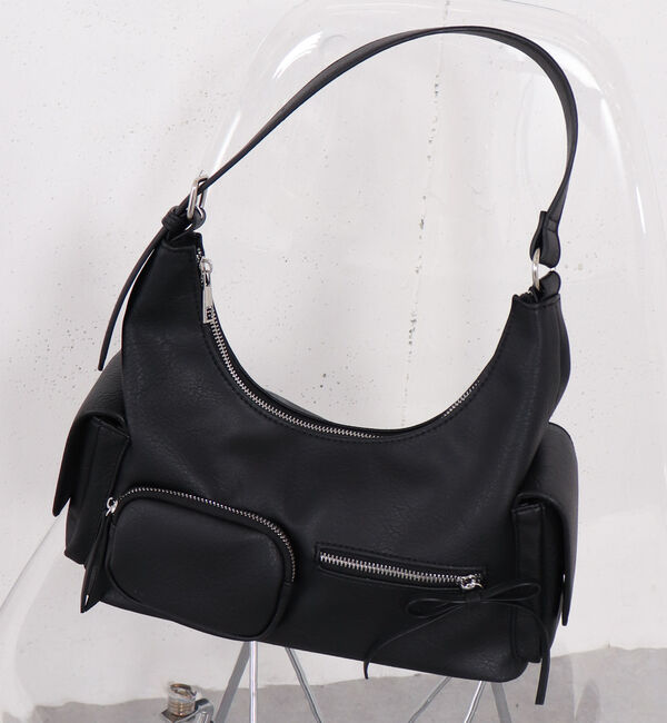 archives「リボンポケットホーボーバッグ」|その他|BLACK