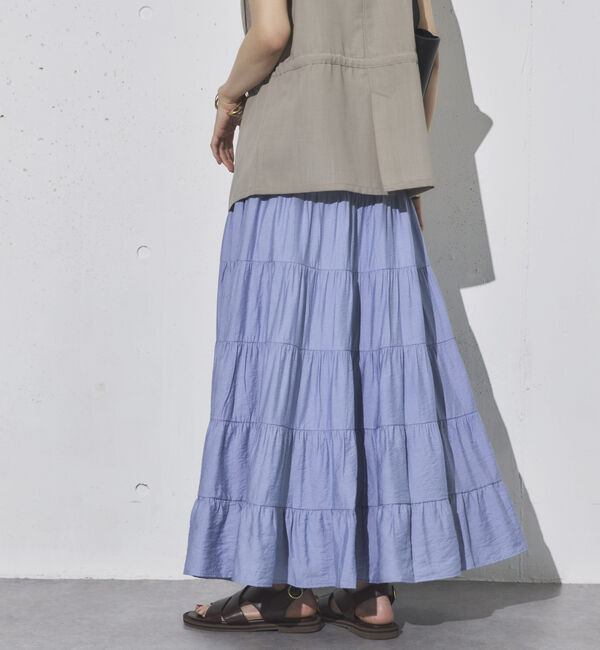Doux archives「ギャザーティアードスカート」|スカート|