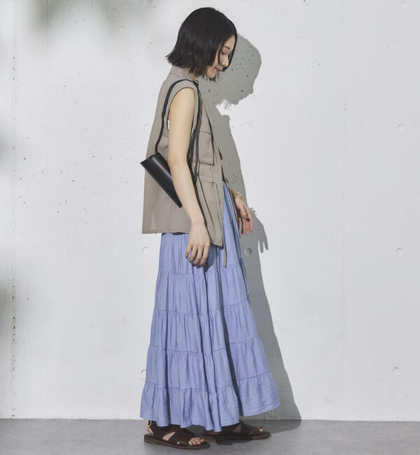 Doux archives「ギャザーティアードスカート」|スカート|