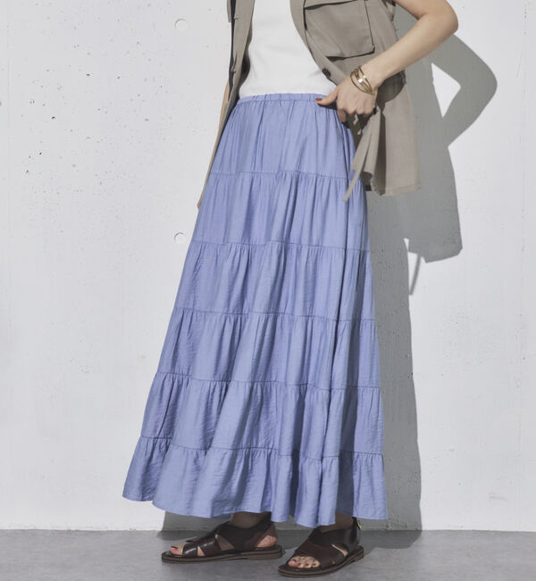 Doux archives「ギャザーティアードスカート」|スカート|
