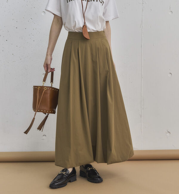 Doux archives「タックバルーンスカート」|スカート|BROWN