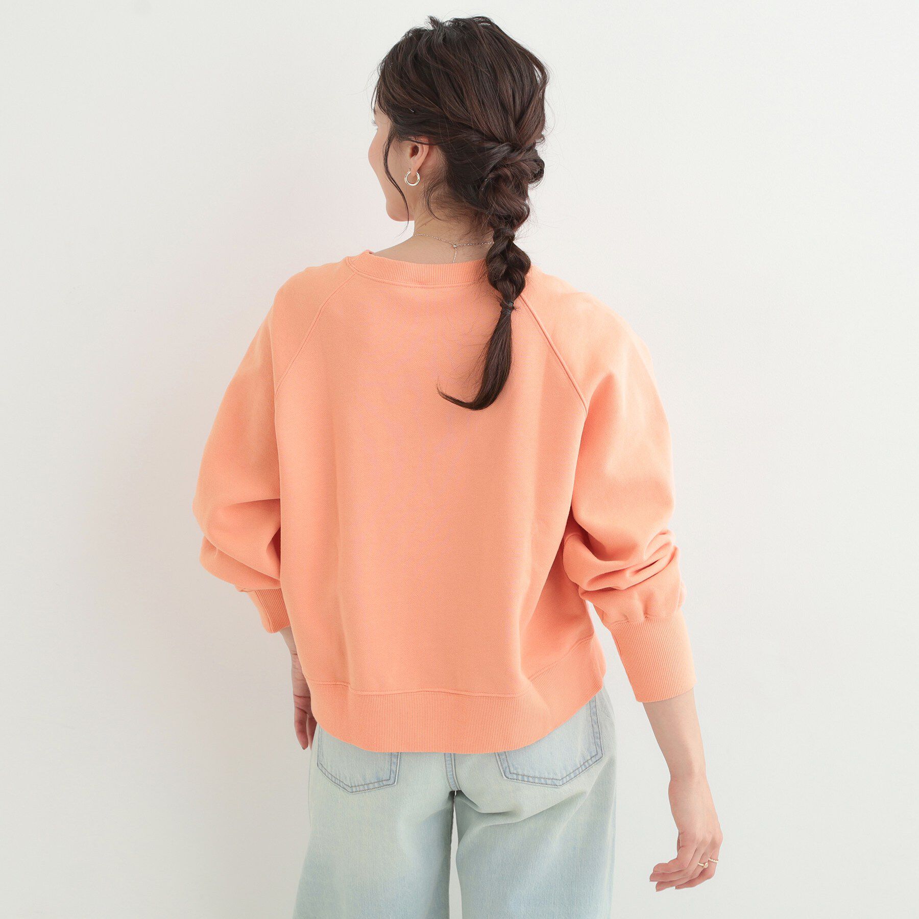 SHOO･LA･RUE「MIX調 シンプルラグランスウェット」|パーカー|