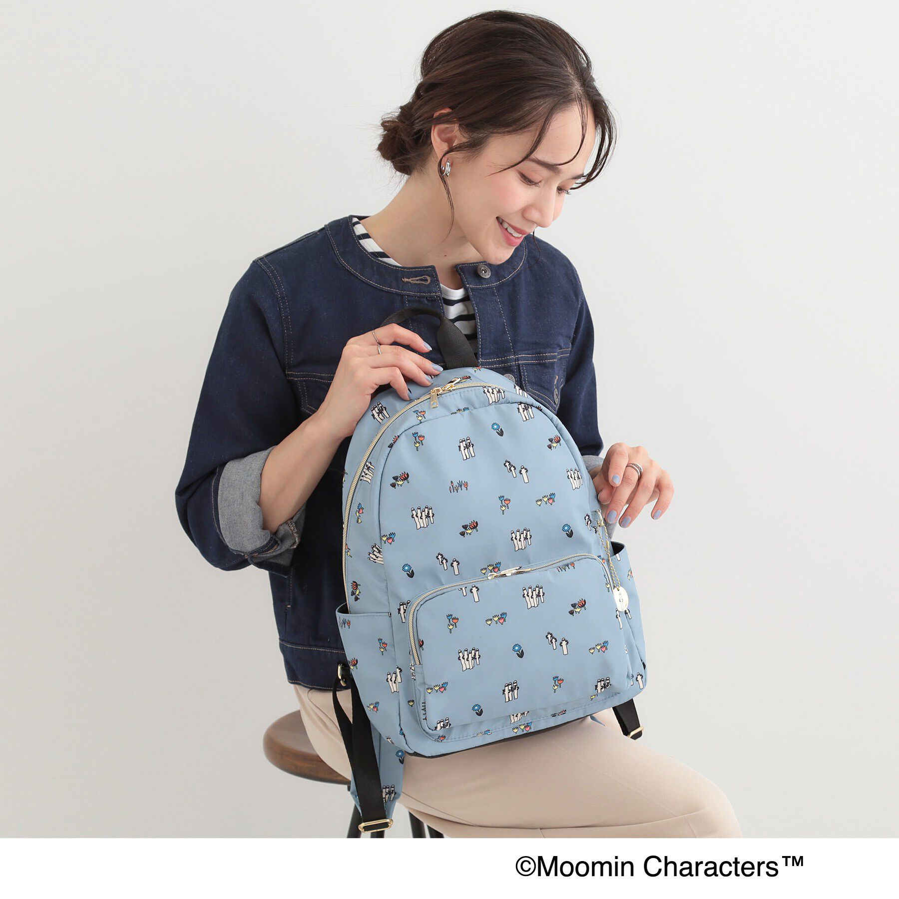 SHOO･LA･RUE「【ムーミン】コラボリュック」|リュック|ブルー(092)