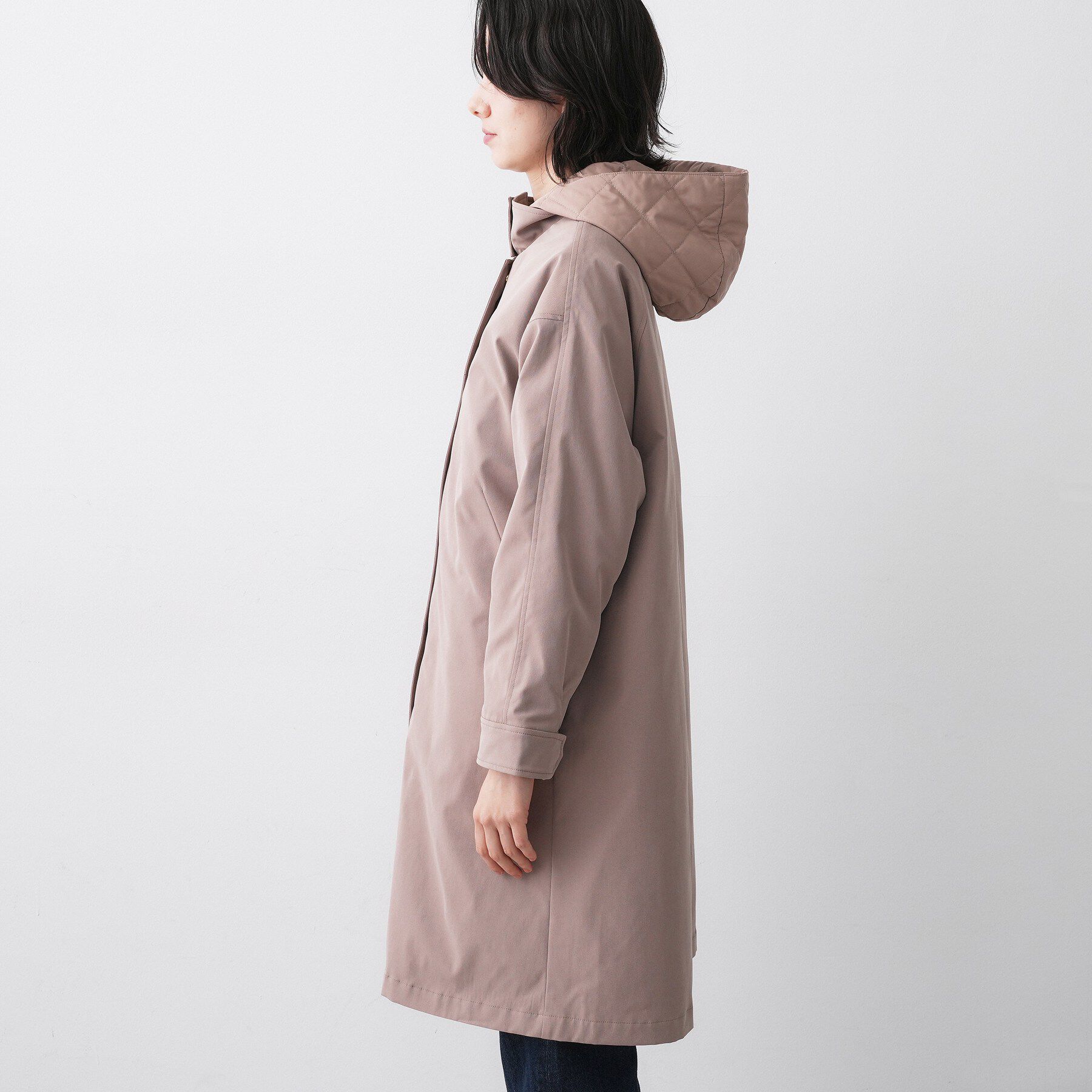 Dessin「【4WAY/洗える】ベスト付き中綿キルトコート」|その他|