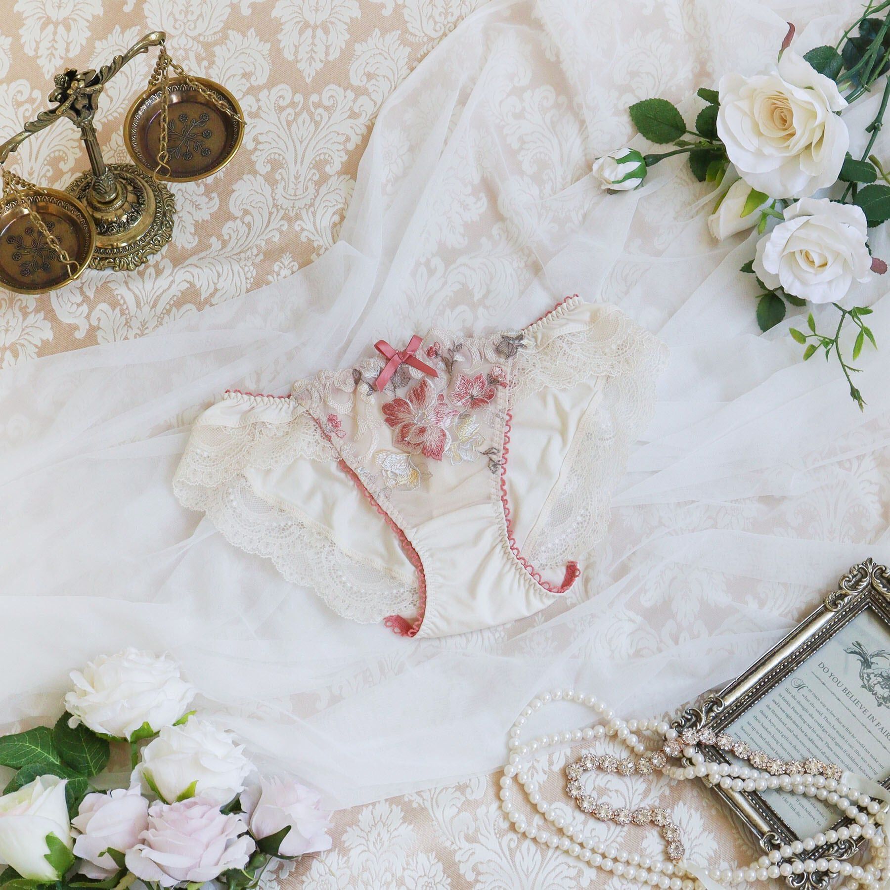 Risa Magli「エリオット ノーマルショーツ」|インナー|オレンジ(065)