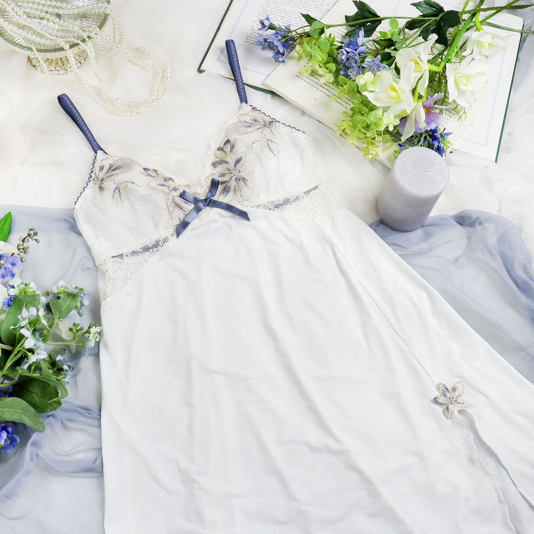 Risa Magli「イレーナ カップ付スリップ」|キャミソール|