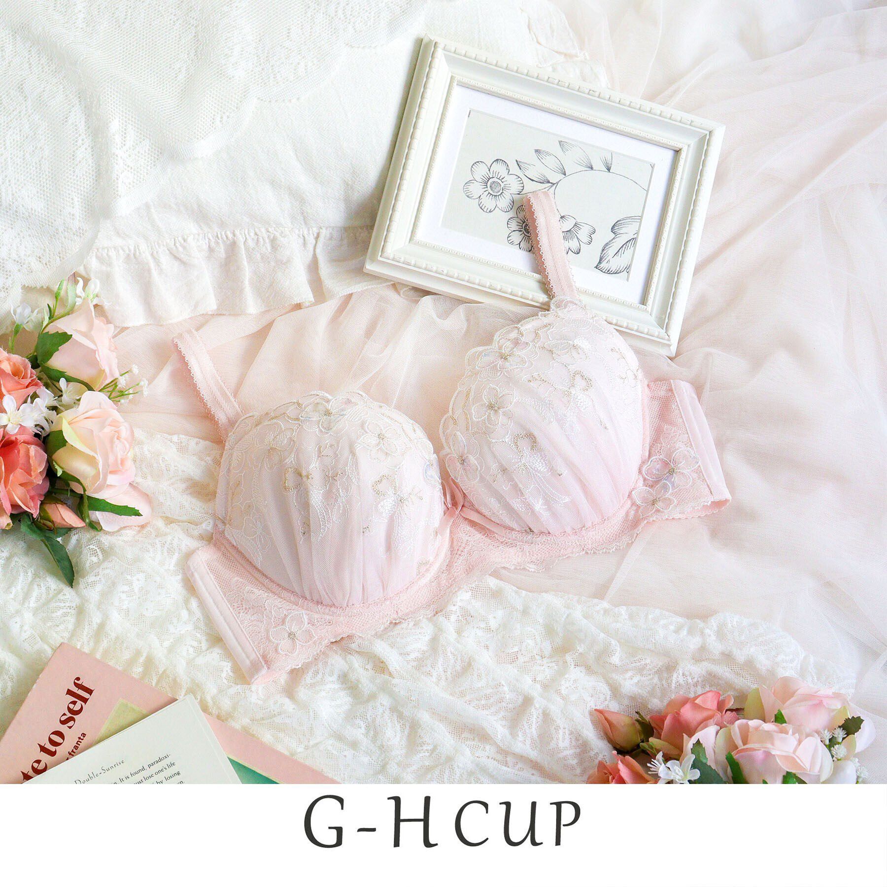 Risa Magli「マティア ブラジャー（G-H）＜バストアップタイプ＞」|インナー|ピンク(071)