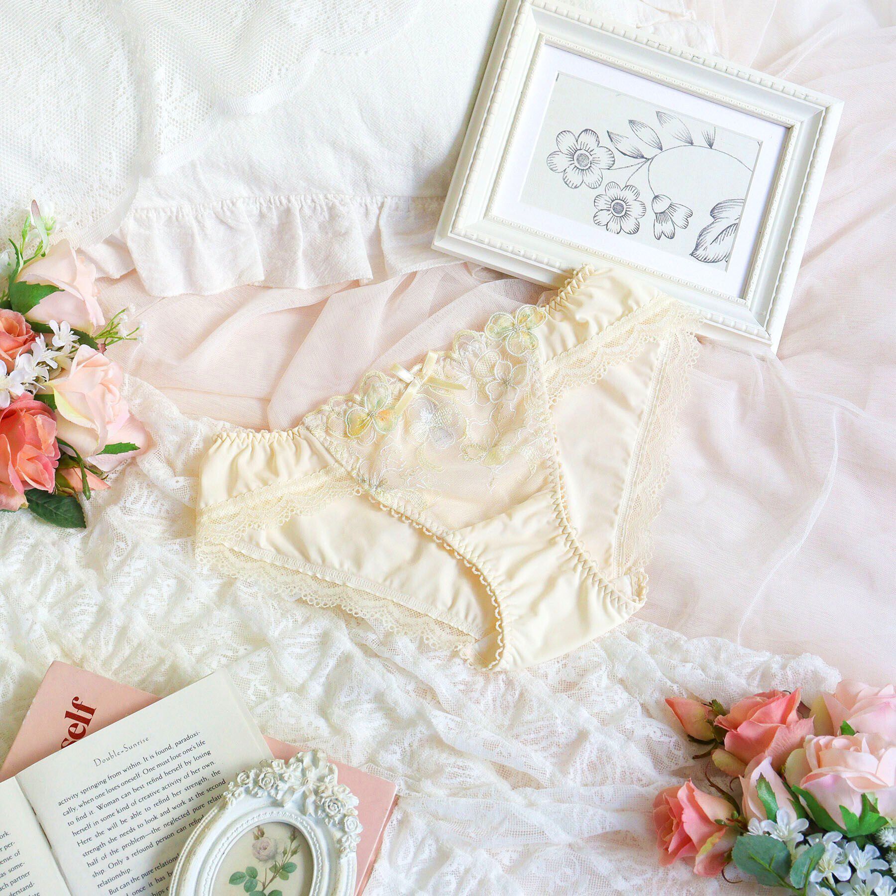 Risa Magli「マティア ノーマルショーツ」|インナー|イエロー(032)