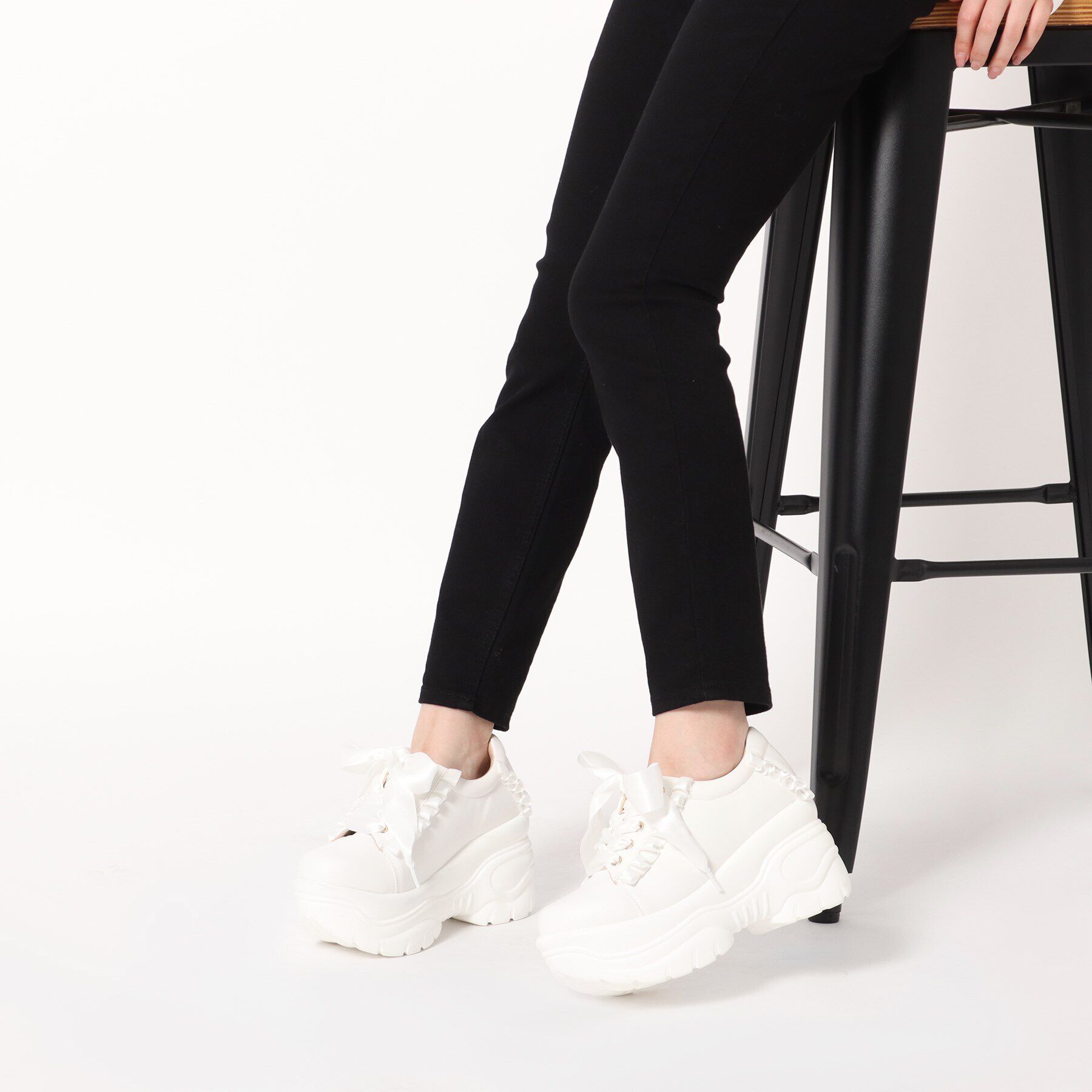 csT&P「厚底フリルスニーカー」|スニーカー|