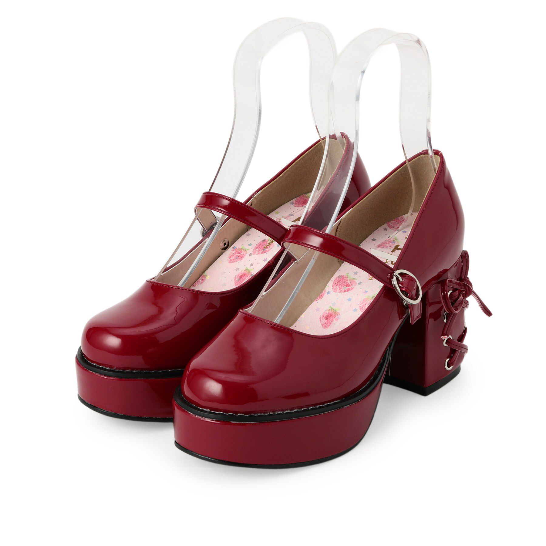 csT&P「厚底ヒールレースアップパンプス」|パンプス|