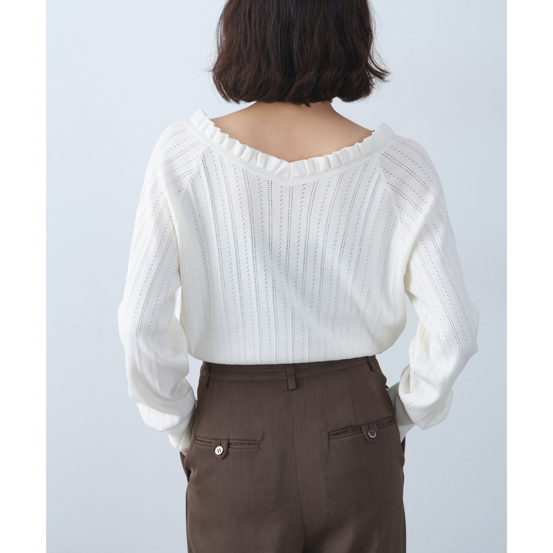 CODE A「frill design knit」|ニット・セーター|
