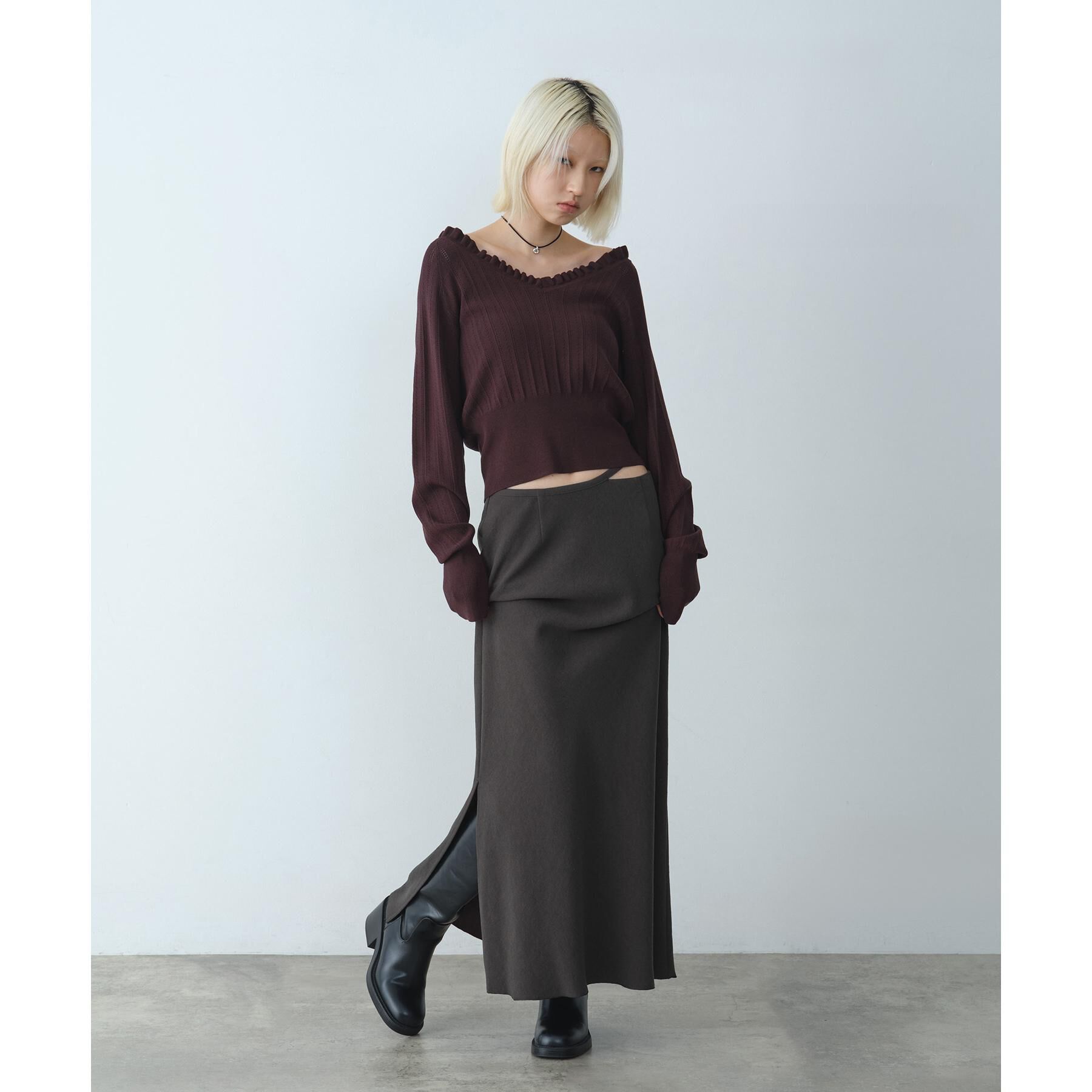 CODE A「frill design knit」|ニット・セーター|