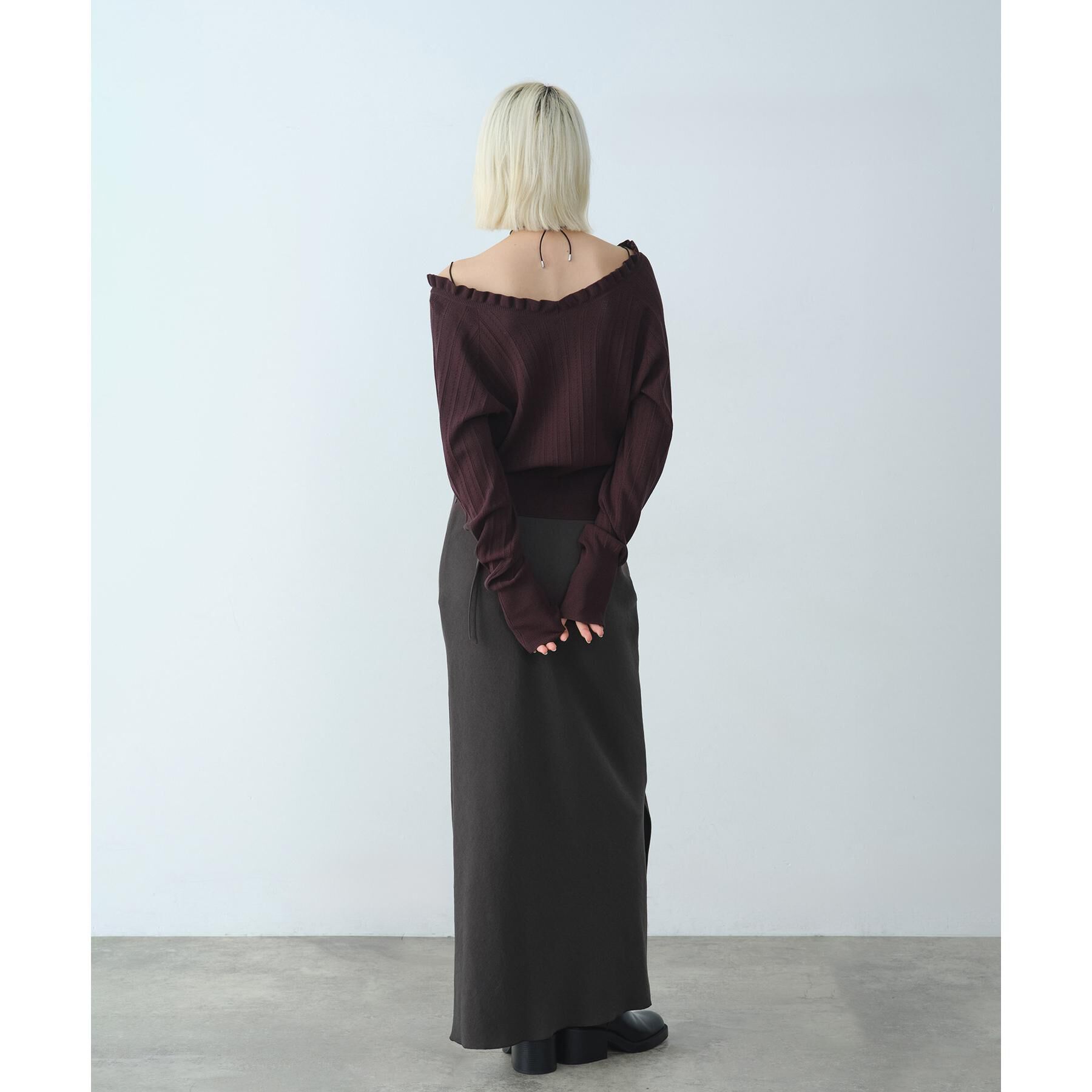 CODE A「frill design knit」|ニット・セーター|