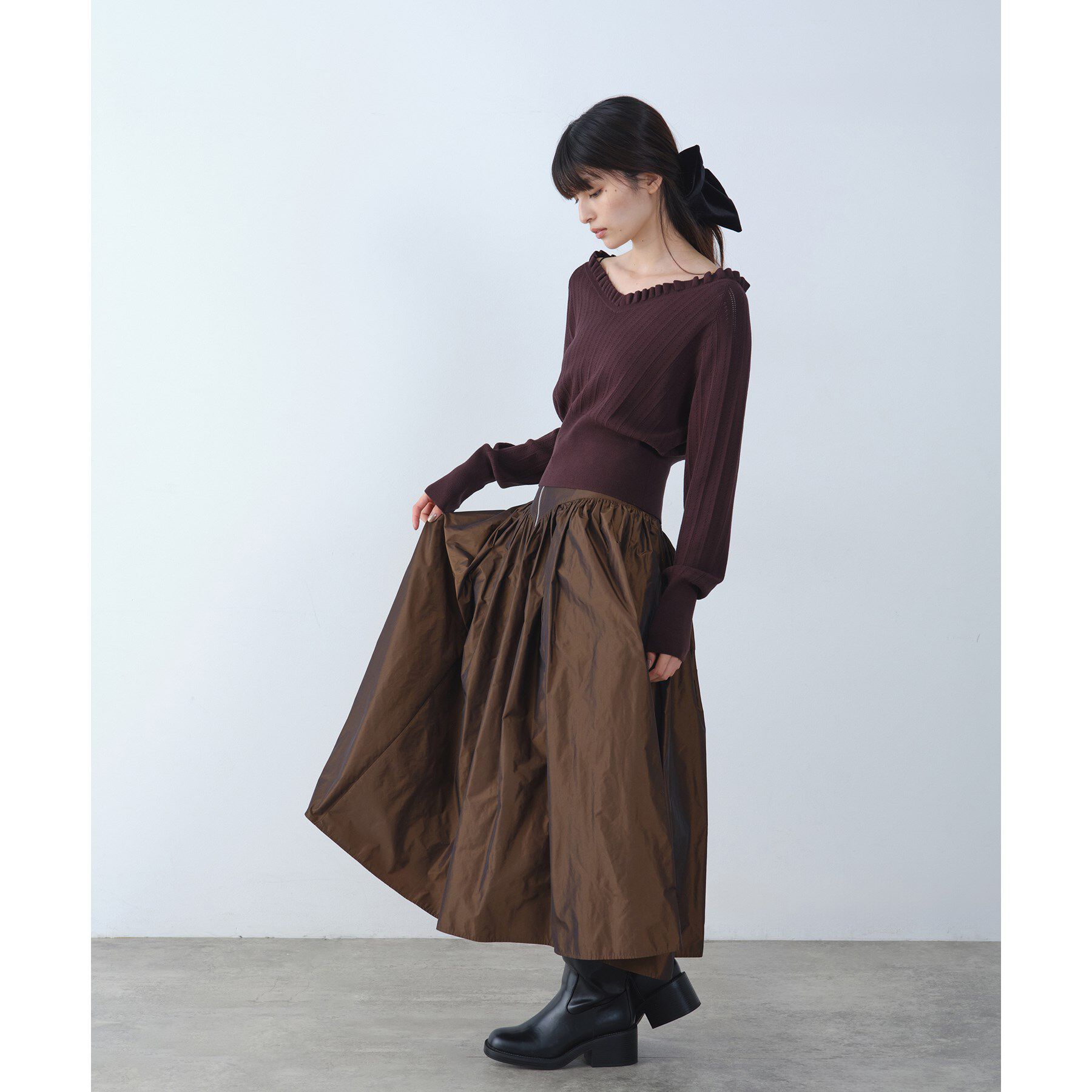 CODE A「frill design knit」|ニット・セーター|