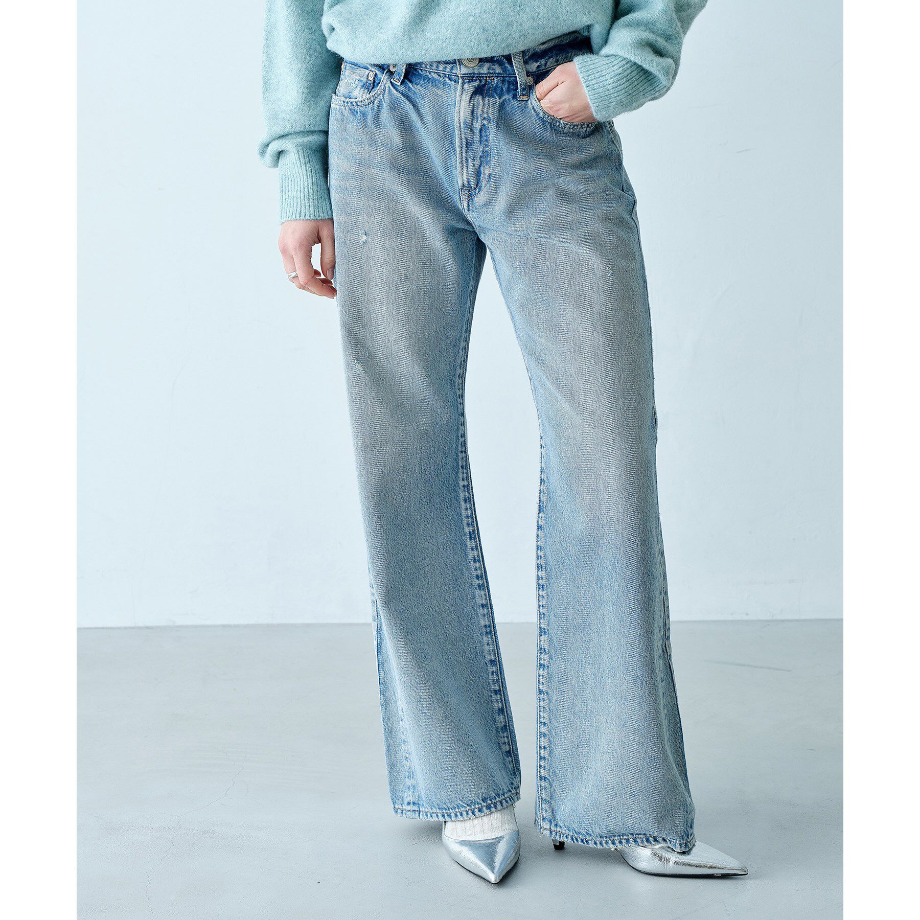 CODE A「NEEDBY vintage｜HANABI」|デニム|サックスブルー(09