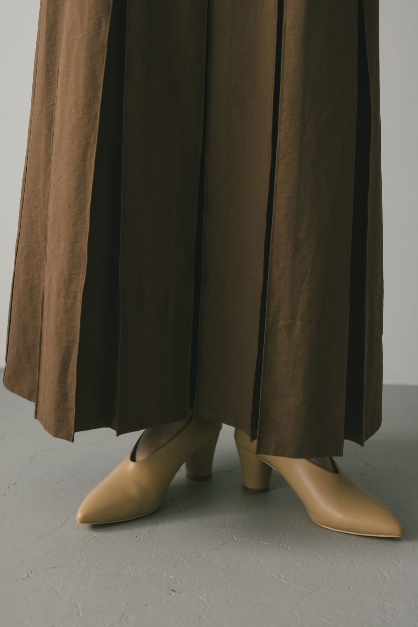 STYLEMIXER「ボックスタックサスペンダースカート」|スカート|