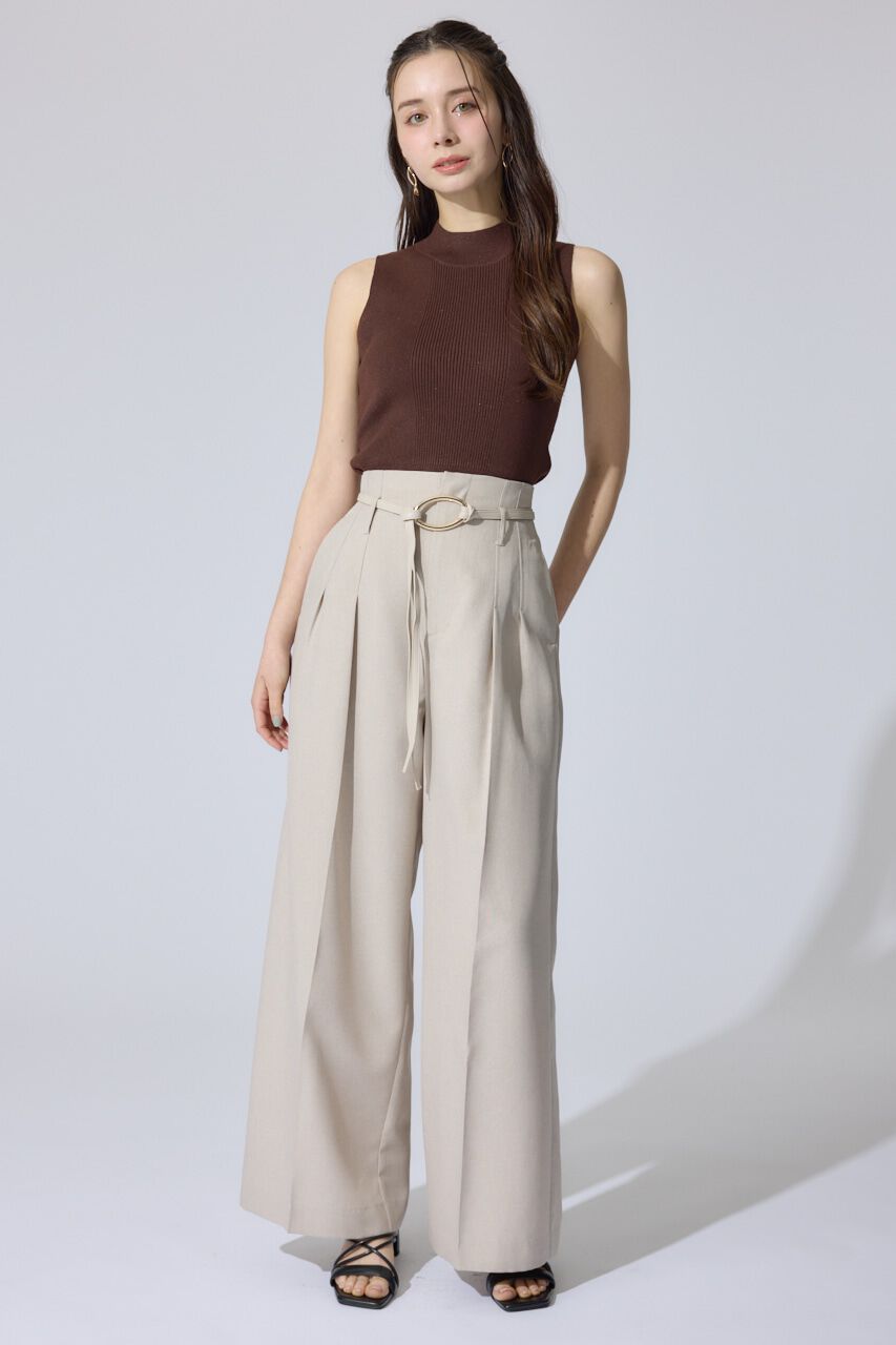 rienda「ウォッシャブルリブタンクトップ」|ニット・セーター|