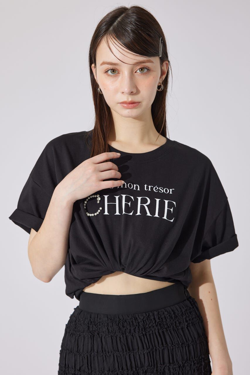 rienda「パールロゴビッグTシャツ」|Tシャツ・カットソー|