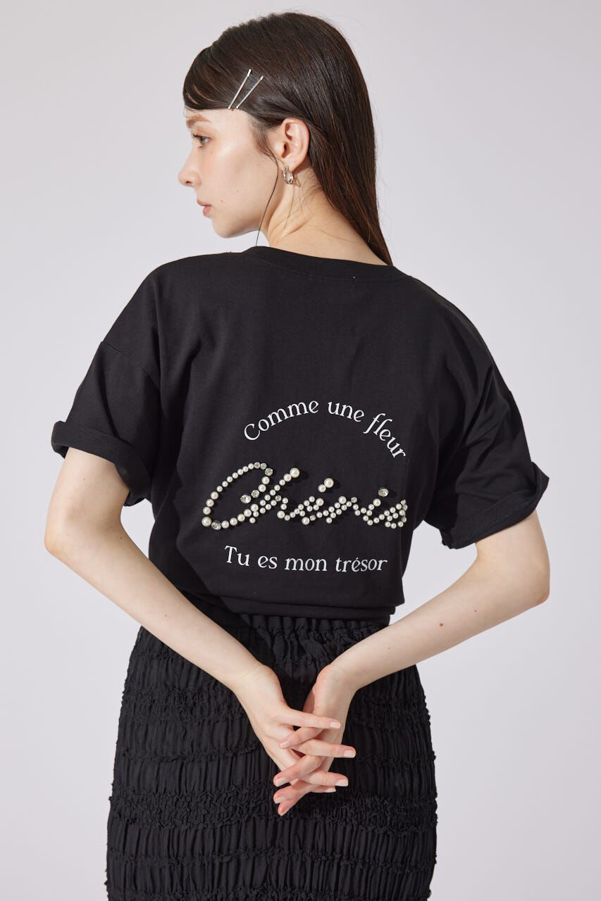 rienda「パールロゴビッグTシャツ」|Tシャツ・カットソー|