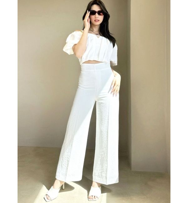 RESEXXY「シュリンクジャガードイージーパンツ【セットアップ着用可能】」|その他|