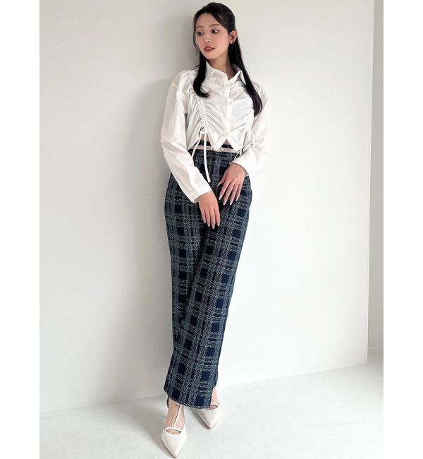 RESEXXY「ツイードワイドパンツ【セットアップ着用可能】」|その他|