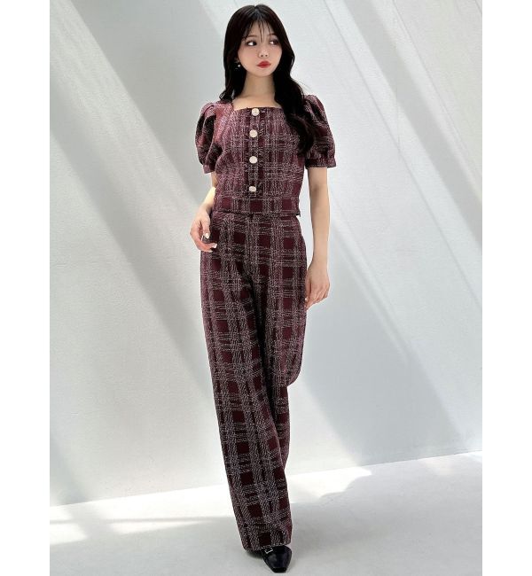 RESEXXY「ツイードワイドパンツ【セットアップ着用可能】」|その他|