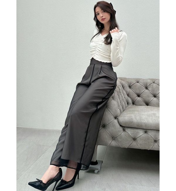 RESEXXY「シアーレイヤードロングパンツ」|その他|