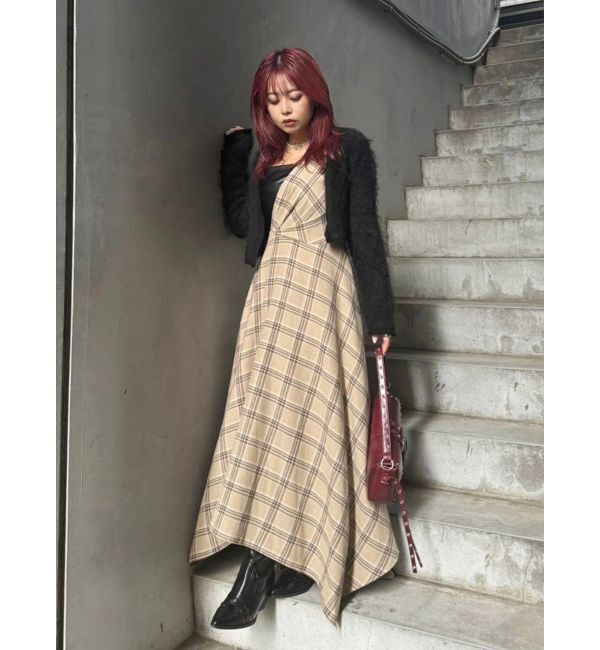 EVRIS「シャギークロップドニットトップス」|ニット・セーター|