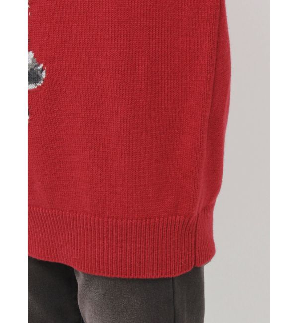 jouetie「DOGジャガードルーズニット」|ニット・セーター|